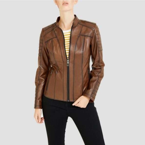 quilted-brown-leather-biker-jacket-women