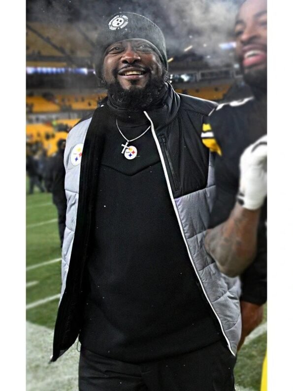 NFL-Pittsburgh-Steelers-Grey-Puffer-Vest